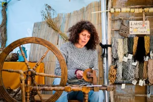 Stage de filage de laine au rouet et fuseau