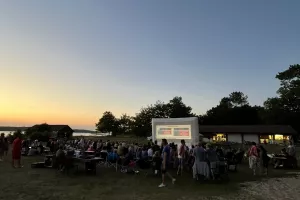 Cinéma en plein air à Sainte-Eulalie-en-Born