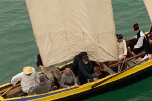 Expérience navigation à bord du grand canot de l'Hermione