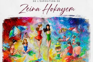 VERNISSAGE DE L'EXPOSITION DE ZEINA HOKAYEM