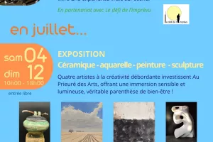 Stage au Prieuré des Arts au mois de juin et juillet à Saint-Rémy