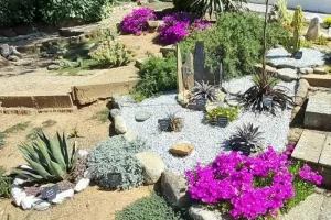 Visite du Jardin Médi'Zen à Autignac et rencontre des artistes