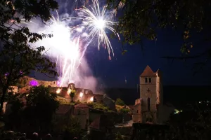 Feu d'Artifice à Saint-Cirq Lapopie
