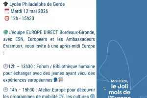 Fêtons le JME au Lycée Philadelphe de Gerde