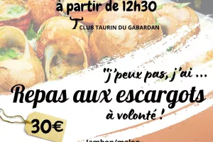 Repas escargots à volonté