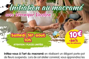 Atelier inititaion au macramé