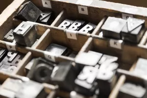 Démonstration de la presse typographique