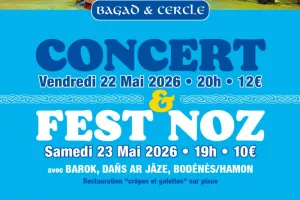 Concert Bagad Men Glaz et cercle Kevrenn d'Anjou