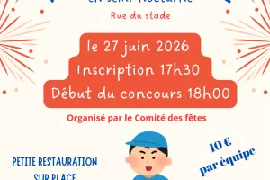 Concours de pétanque semi nocturne