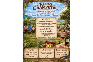 Repas champêtre à Mazion