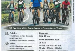 Cyclo Sport Villefranchois : les sorties 2026 pour tous !