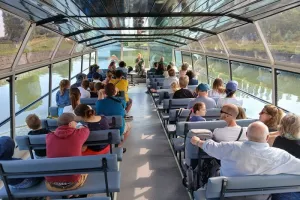 La nature s'invite dans le bateau