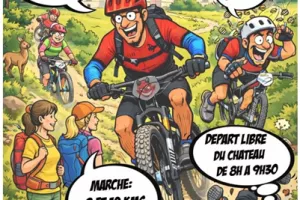 Randonnée VTT et marche, trail