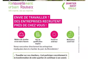 Emploi chantier parc du Brondeloire