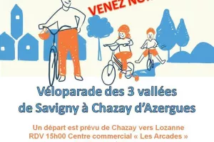 Véloparade des 3 vallées de Savigny à Chazay d'Azergues