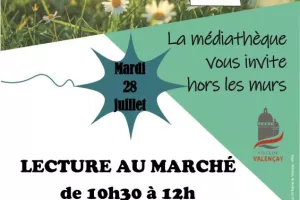 Lecture au marché