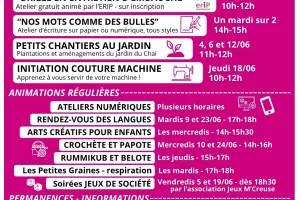 Programme du Mois de Juin  au Chai