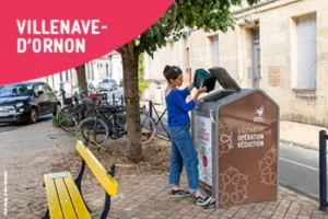 Permanence borne à déchets alimentaires