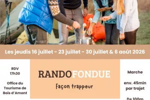 RandoFondue façon trappeur
