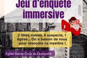 Enquête immersive dans l'église Sainte-Croix de Quimperlé