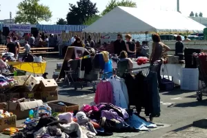 Vide grenier au Port de Plagne
