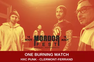 ONE BURNING MATCH EN CONCERT