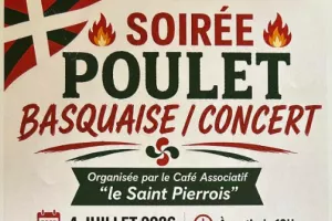 Soirée poulet basquaise/concert