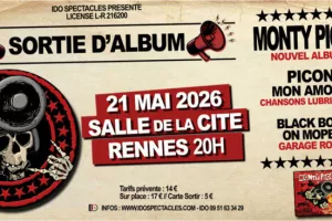 MONTY PICON + Picon Mon Amour + Black Boys On Moped - 21 mai - Salle de la Cité