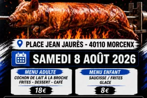 Cochon de lait à la broche du RMCR