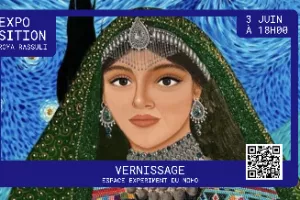 Vernissage exposition Roya Rassuli au MoHo