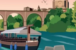 Apéro et repas en bateau