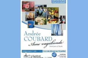 Exposition de peintures à l'huile au Syndicat d'Initiative de Bourg