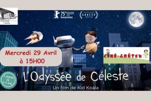 Ciné-goûter "L'Odyssée de Céleste"