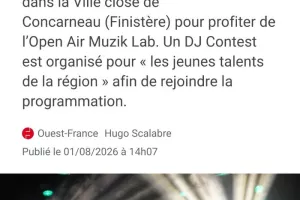 Open Air Muzik Lab - Concert de musique électronique et DJ Contest