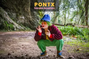 Visite spéciale avec le clown Pontx