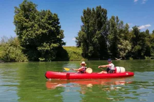 Descente de la Garonne en canoë avec observation du mascaret