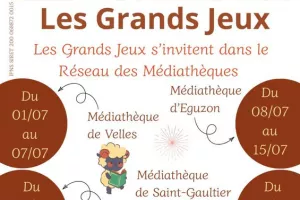 Les Grands Jeux à la médiathèque