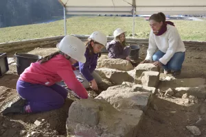 Atelier archéo à Bibracte
