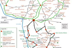 Les Chemins du Roman en Bourgogne du sud