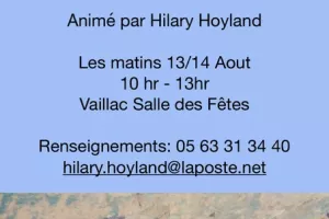 Atelier de peinture avec l'artiste professionnelle Hilary Hoyland