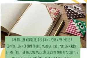 Atelier Créatif : Coutire marque-page (à partir de 8 ans)