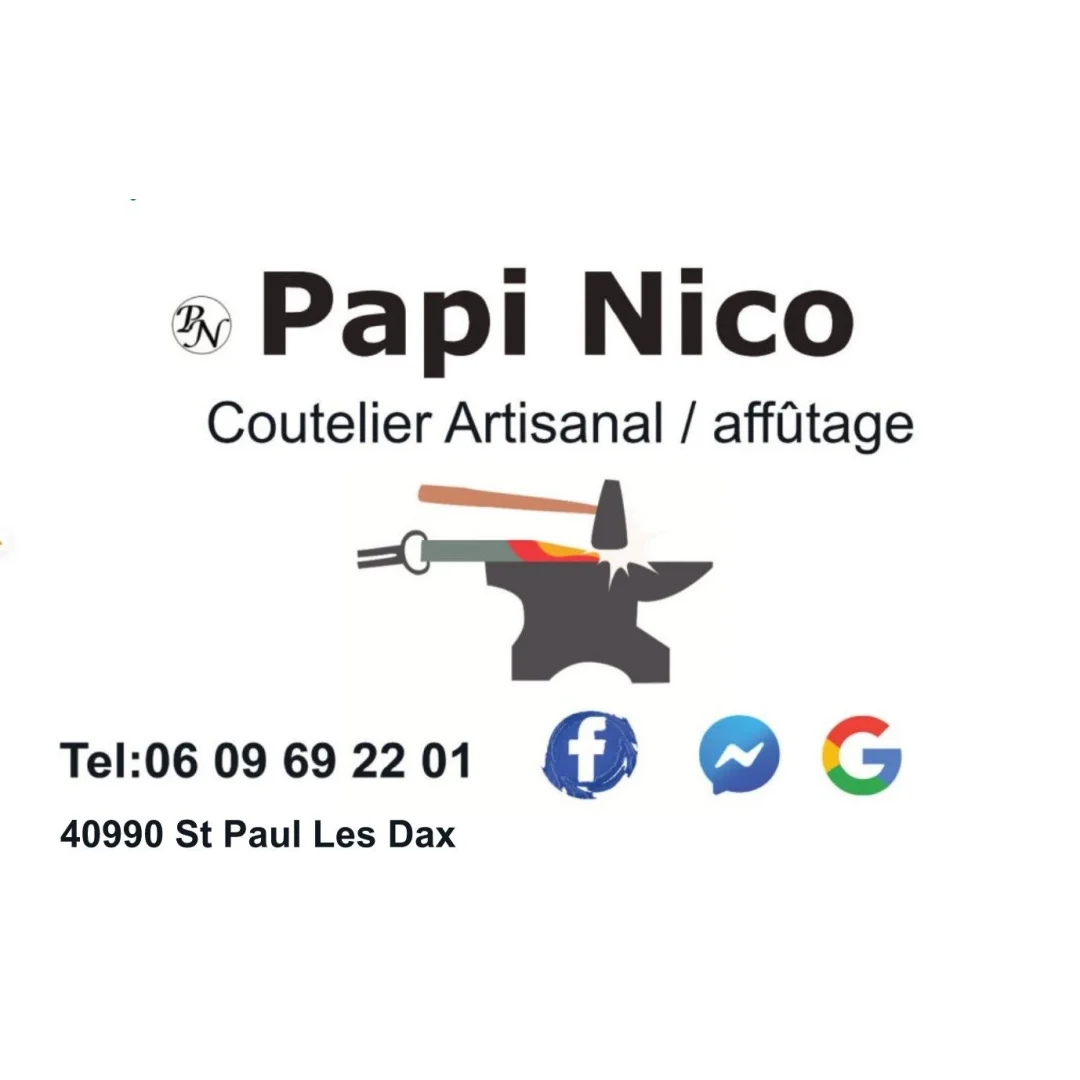 PAPI NICO COUTELIER  ARTISANAL AFFUTAGE