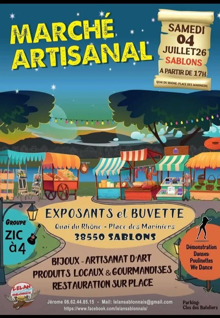 Marché nocturne artisanal