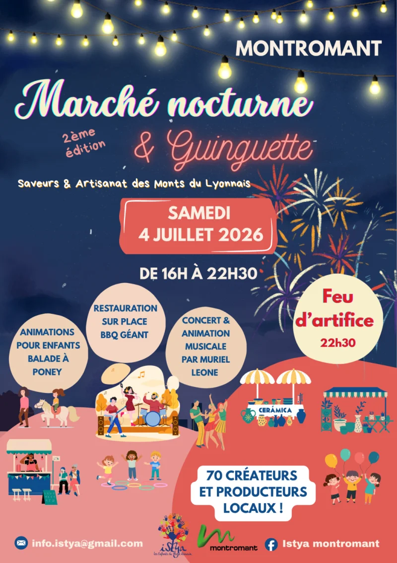 Marché nocturne de Montromant 2026